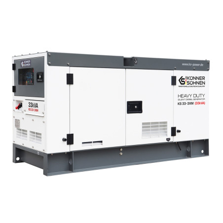 Generator de curent 33 kVA diesel - Heavy Duty - insonorizat - Konner & Sohnen