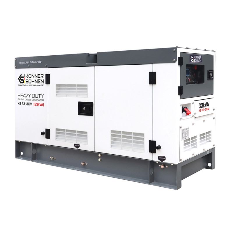 Generator de curent 33 kVA diesel - Heavy Duty - insonorizat - Konner & Sohnen