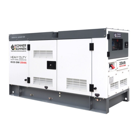 Generator de curent 33 kVA diesel - Heavy Duty - insonorizat - Konner & Sohnen
