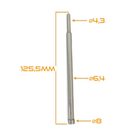 Pin de ghidare pt. carote TCT utilizate cu adaptoarele Weldon/Quick-IN