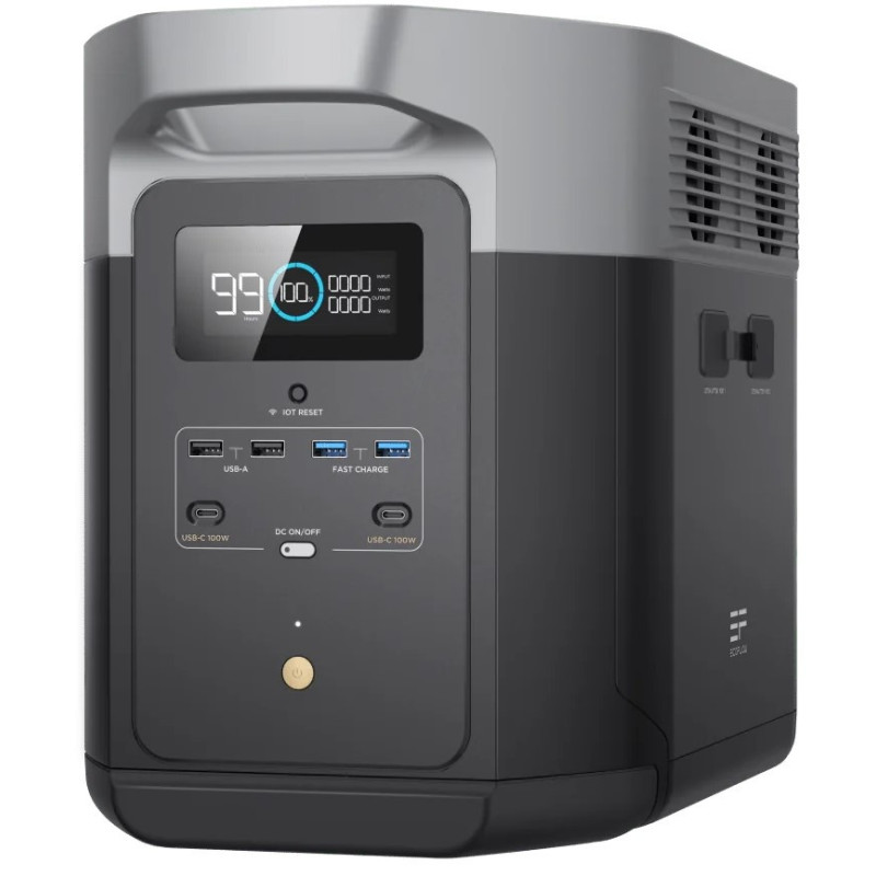Generator Solar Power Station Delta Max (1600) - 1612Wh, 1600W, Li-Ion - statie acumulator portabila - EcoFlow-DELTAMAX1600-EU