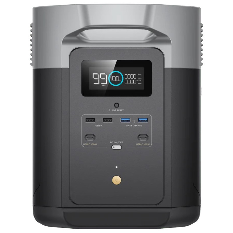 Generator Solar Power Station Delta Max (1600) - 1612Wh, 1600W, Li-Ion - statie acumulator portabila - EcoFlow-DELTAMAX1600-EU
