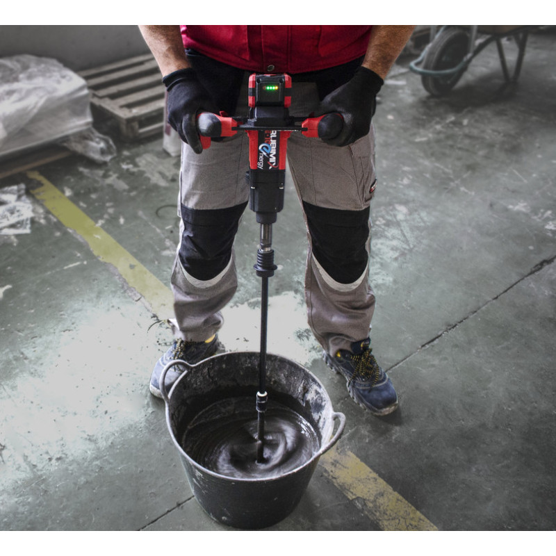 Mixer / amestecator pt. adezivi / mortar 90L, Rubimix E-10 Energy CAS 18V