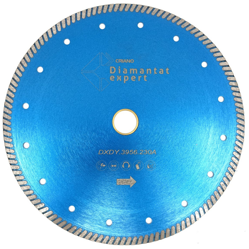 Disc DiamantatExpert pt. Gresie ft. dura portelanata, Granit - Turbo 300x30mm (cu inel reductor de 25,4mm) Premium