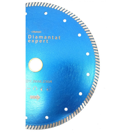 Disc DiamantatExpert pt. Gresie ft. dura portelanata, Granit - Turbo 300x30mm (cu inel reductor de 25,4mm) Premium