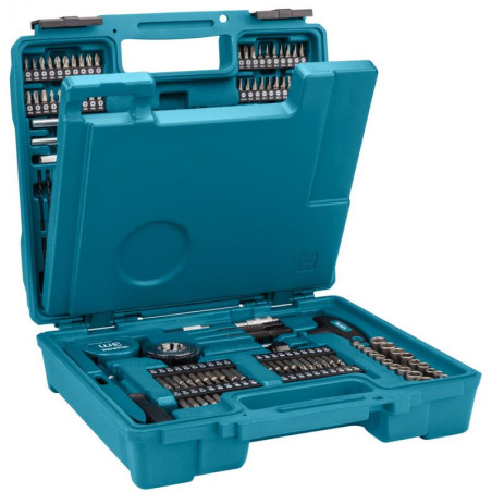 MAKITA Trusa 212 biti, burghie si carote in cutie Makpac