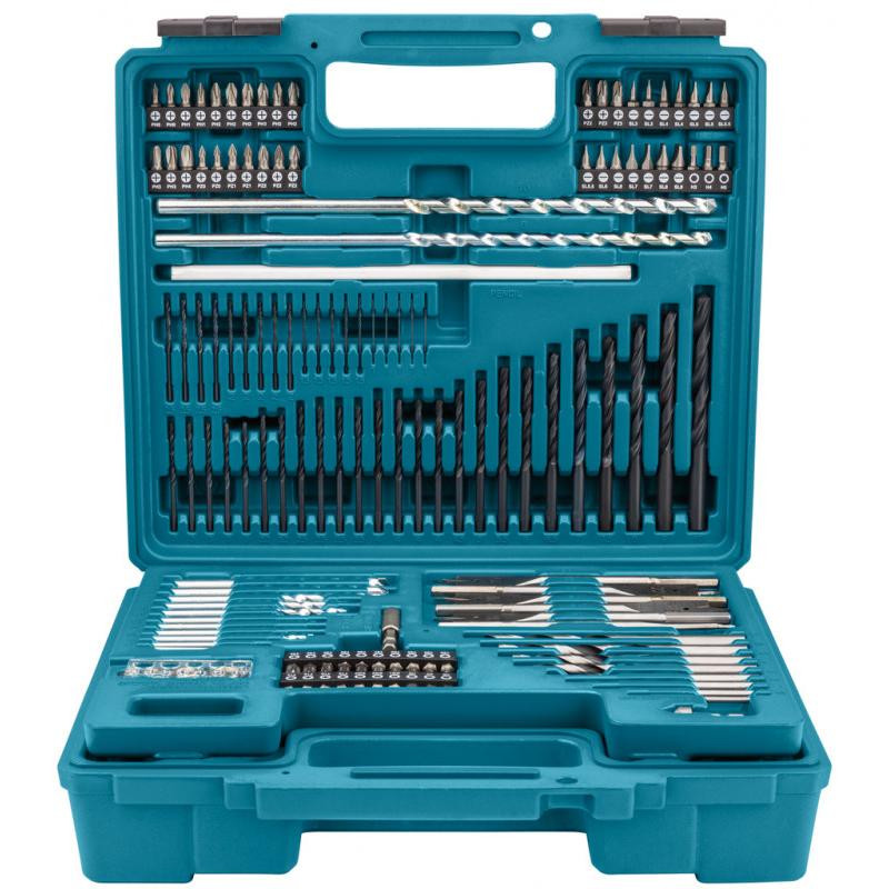MAKITA Trusa 212 biti, burghie si carote in cutie Makpac