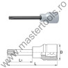 UNIOR Capat cheie tubulara de impact, profil TX 1/2" - 192/2TXL, TX 55