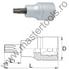 UNIOR Capat cheie tubulara de impact TX exterior 1/2" - 192/2TX, TX 50