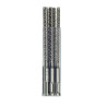 HIKOKI Set 10 burghie beton SDS+,4 muchii,cap din carbura, 9x100x165mm