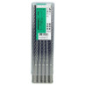 HIKOKI Set 25 burghie beton SDS+,4 muchii,cap din carbura,10x265x200mm