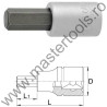 UNIOR Capat cheie tubulara cu profil hex exterior 3/8" - 236/2HX, 3/8"