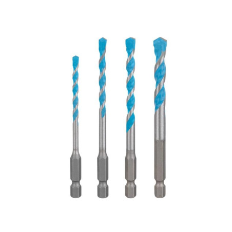 BOSCH Set 4 burghie EXPERT MultiConstruction,diametre 4/5/6/8mm, HEX-9