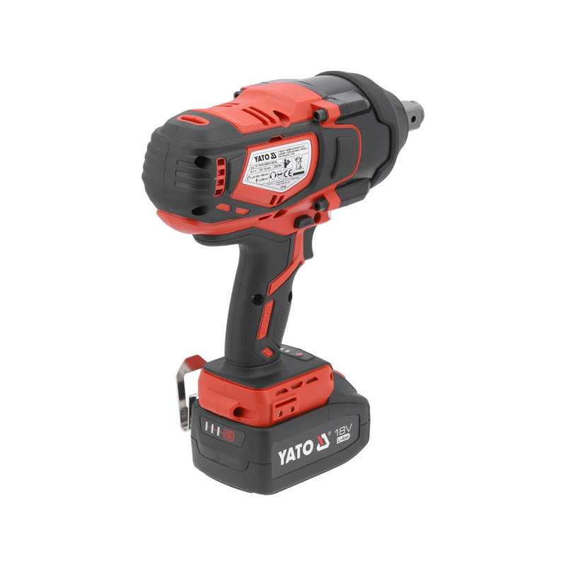YT-828075 YATO Bormasina cu impact 3/4, 2000Nm, Li-Ion 18V, 4Ah+ adaptor 1/2"
