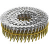 VOREL Set 3600 cuie in banda cu sarma 64x2.5 mm, galvanizate
