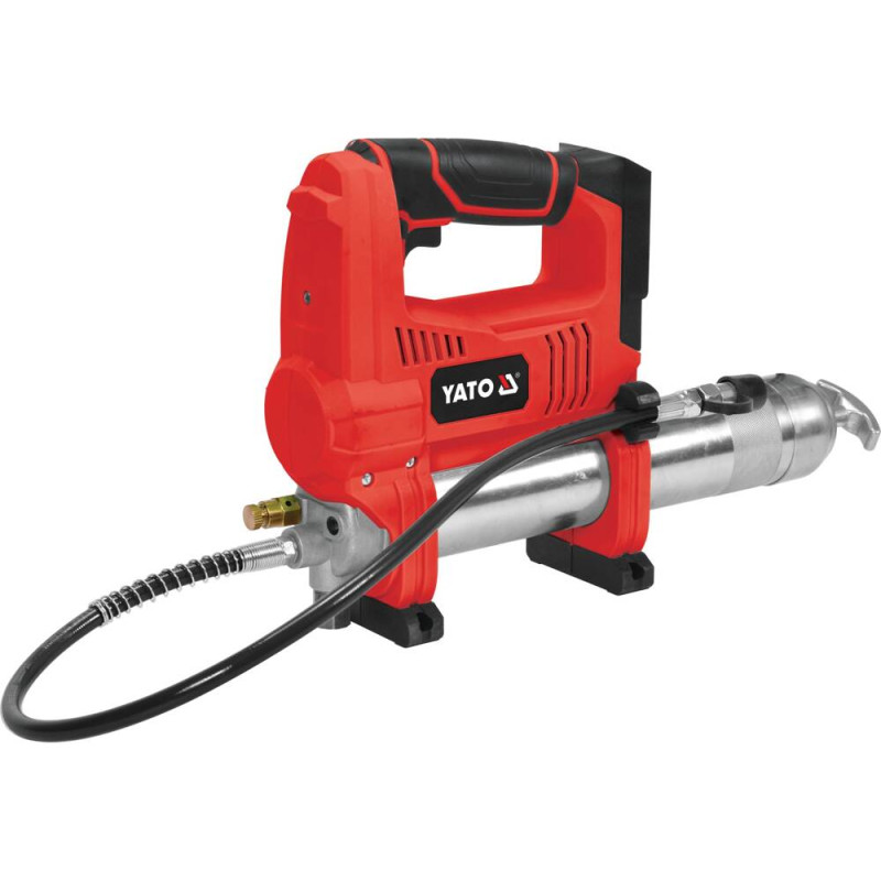 YATO Pistol de gresat cu aplicator flexibil compatibil cu Li-Ion 18V, 600ml, 620bar