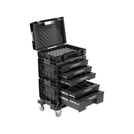 YATO Organizator mobil pentru scule cu sistem modular S12 507x326x745mm YATO Organizator mobil pentru scule cu sistem modular S12 507x326x745mm