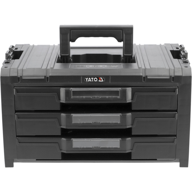 YATO Cutie pentru scule cu 3 sertare sistem S12 450x320x240mm
