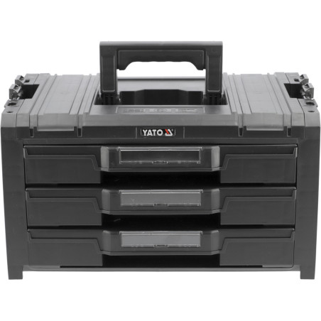 YATO Cutie pentru scule cu 3 sertare sistem S12 450x320x240mm