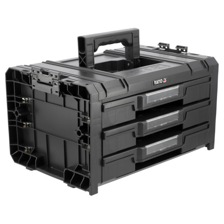 YATO Cutie pentru scule cu 3 sertare sistem S12 450x320x240mm