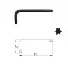 UNIOR Cheie locas cu profil TX 220/7TXN, TX 8