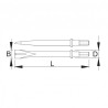 ELEKTRA BECKUM Dalta nituri curatat sudura, prindere hex 10 mm, 20 mm