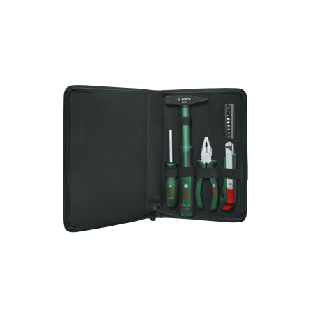 BOSCH Set 14 scule de mana simple pentru incepatori in geanta textila