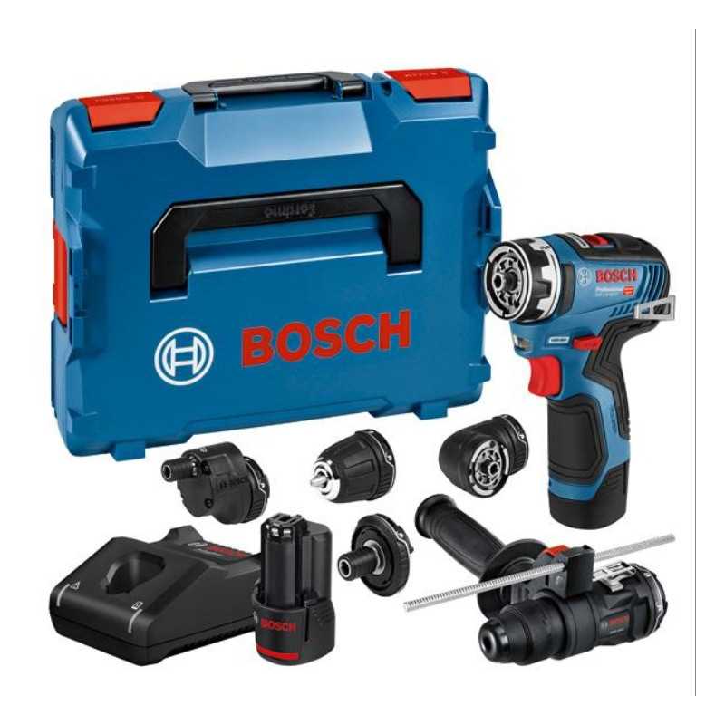 BOSCH Bormasina 2xLi-Ion 12V,3Ah,35Nm,1750rpm+accesorii+valiza transport