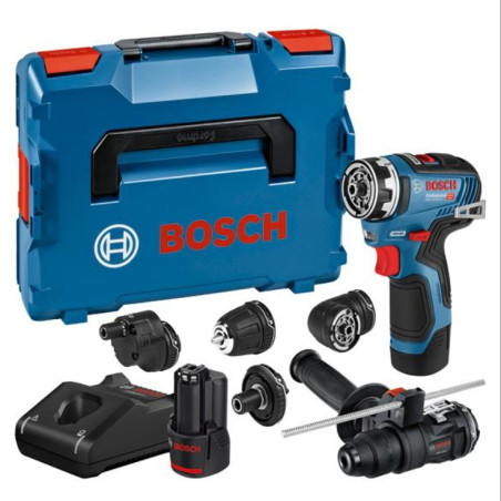BOSCH Bormasina 2xLi-Ion 12V,3Ah,35Nm,1750rpm+accesorii+valiza transport