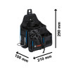 BOSCH GWT4 Borseta pentru scule,L/XL,sarcina maxima 5kg,poliester,negru