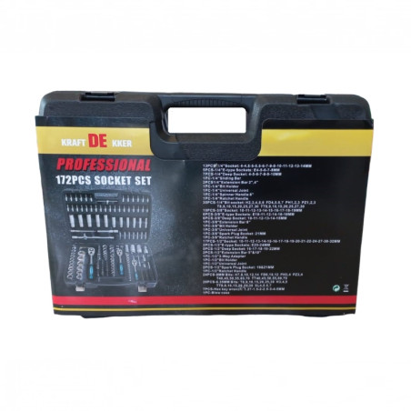 KRAFT DE KKER TRUSA DE SCULE PENTRU AUTO 172 PIESE