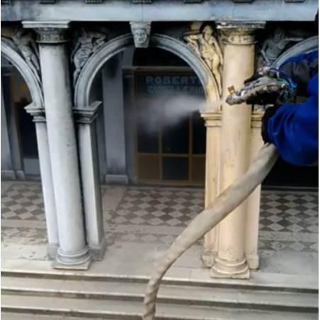 Masina de sablat cu abraziv umed (apa/nisip), rezervor 60 litri - FEVI-WATERBLAST