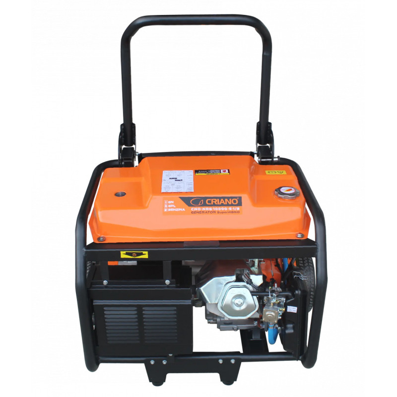Generator de curent 8.2 kW SuperHIBRID (GPL + Gaz Natural + Benzina) voltaj selectabil 230V sau 400V - CRIANO