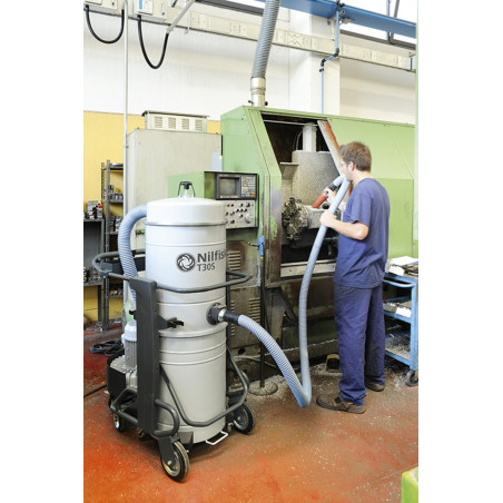 Aspirator Industrial Umed/Uscat, kit curatenie industriala, T30S L100 - 3kW, 100litri - Nilfisk-4030600383