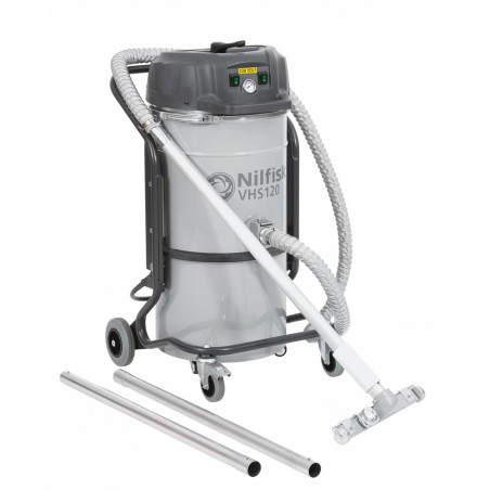 Aspirator Industrial Umed/Uscat pt. materiale fierbinti, VHS 120CB FN ALL-IN-ONE - 2kW, 25litri