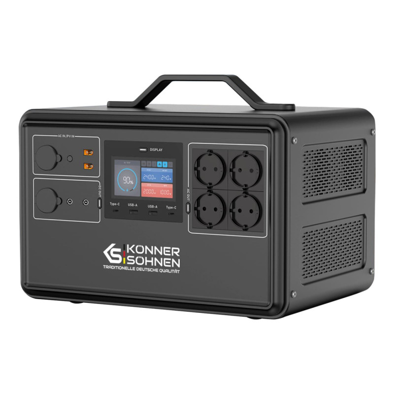Statie acumulator portabil pentru incarcare electrica, UPS, PowerBank - 2240Wh, 2400W