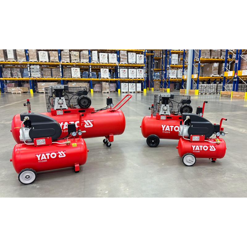 YATO Compresor de aer 1500W, 24 l, 200 l/min, 8 Bar, 2850 rpm