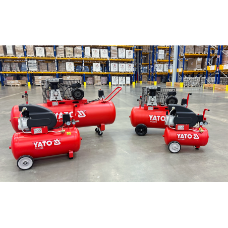 YATO Compresor de aer 1500W, 24 l, 200 l/min, 8 Bar, 2850 rpm