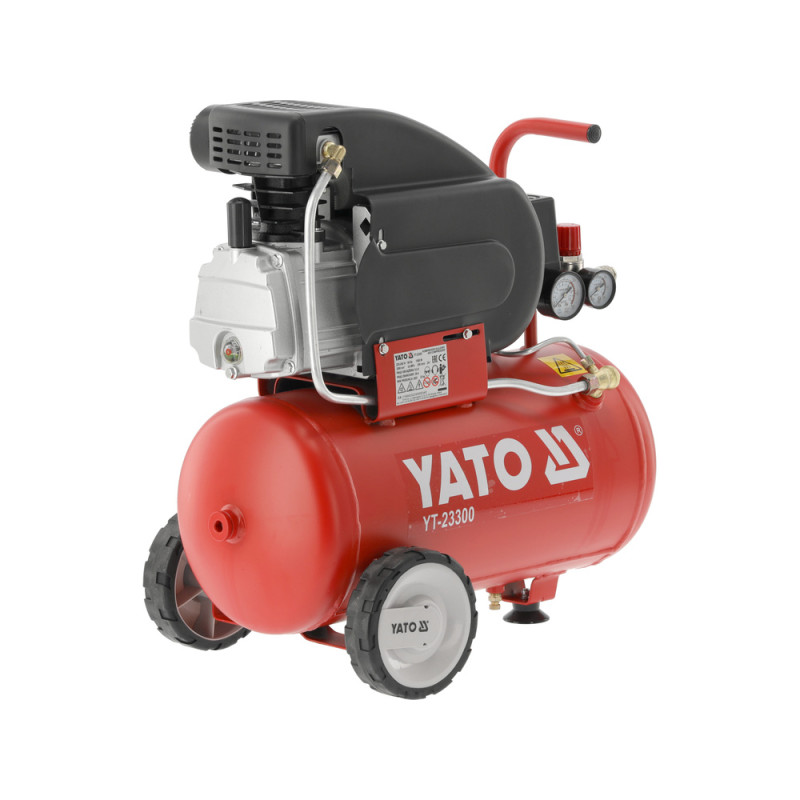 YATO Compresor de aer 1500W, 24 l, 200 l/min, 8 Bar, 2850 rpm