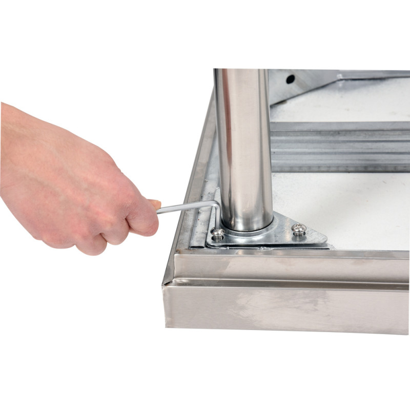 YATO GASTRO Masa de lucru cu spatiu de depozitare, 1200×600×H850 mm