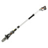 STHOR Fierastrau telescopic pentru crengi, 20 cm, Li-Ion 20 V, 2.0 Ah
