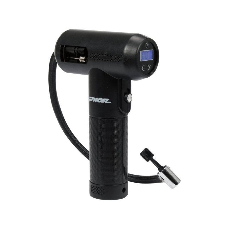 STHOR Compresor auto cu acumulator Li-Ion 7.4V, 2Ah, 0.69 MPa, display