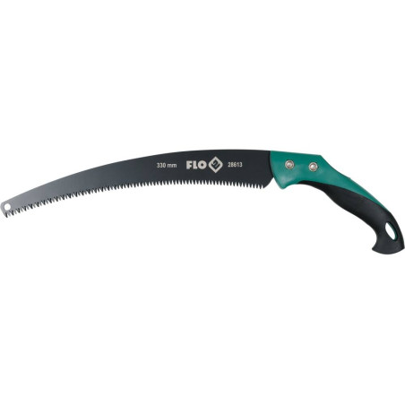 FLO Fierastrau curbat pentru crengi cu teaca, 330 mm, otel SK5