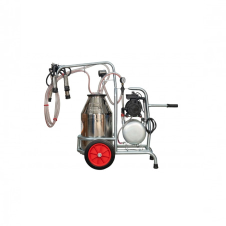 EMT Aparat de muls vaci 1 post cu bidon din inox 30 litri