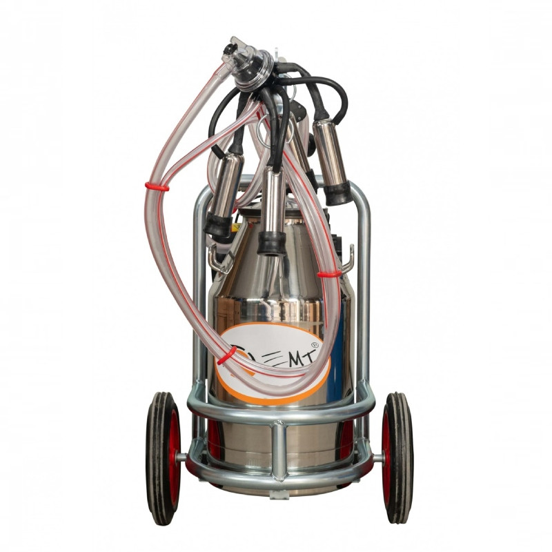 EMT Aparat de muls vaci 1 post cu bidon din inox 30 litri