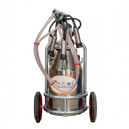 EMT Aparat de muls vaci 1 post cu bidon din inox 30 litri