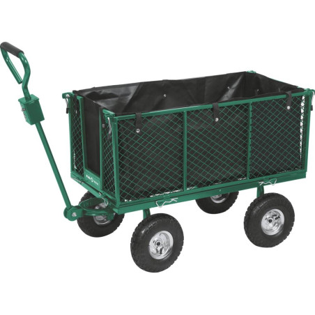 FLO Carucior transport, greutate maxima suportata 300 kg, Otel, Verde