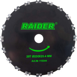 RAIDER Lama pentru motocoasa, lemn, 20 dinti, 230x25.4 mm