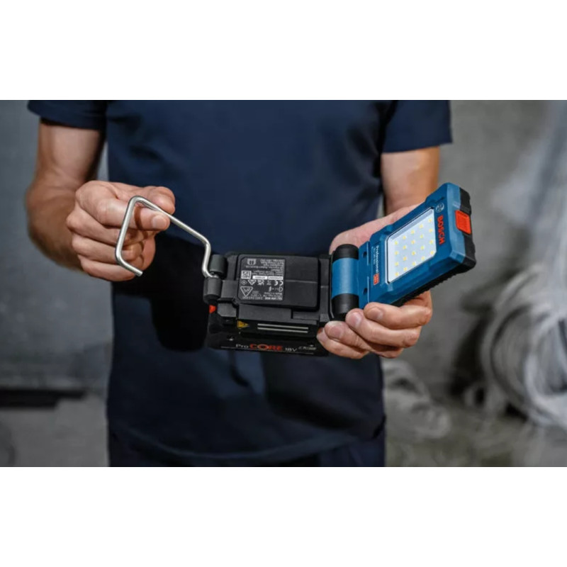 BOSCH GLI 18V-800 Lampa compatibila cu acumulator Li-Ion 18V, 800lm