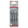 BOSCH Set 3 panze pentru fierastrau vertical,taiere lemn,lungime 100mm